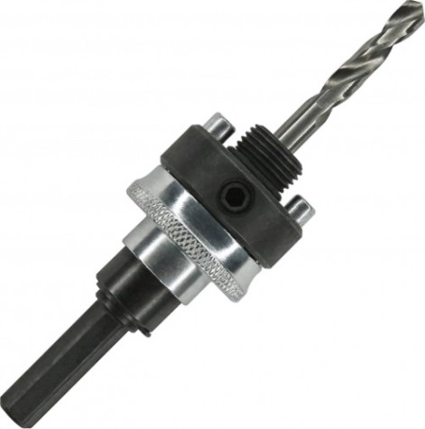 Адаптер для биметаллической коронки D.BOR Quick Lock HEX 9 мм (для коронок 32-210 мм) [D-AQLH-1-32-210]