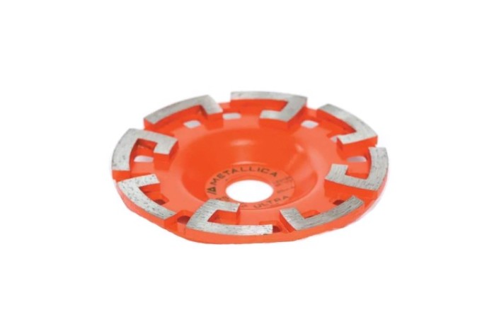 Алмазная чашка METALLICA Ultra 125x22,2 мм сегментная L-тип по бетону [900833]