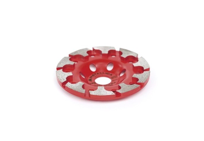 Алмазная чашка METALLICA Ultra 125x22,2 мм сегментная Tau-тип по бетону [900826]