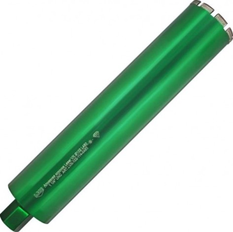 Алмазная коронка для мокрого сверления D.BOR ВК2 1,1/4 122х450 VX Laser D-LVX-122-114-0450 [D-LVX-122-114-0450]