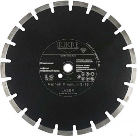 Алмазный диск для резки асфальта D.BOR Asphalt Premium S-13 400х25,4 мм [D-AP-S-13-0400-025]