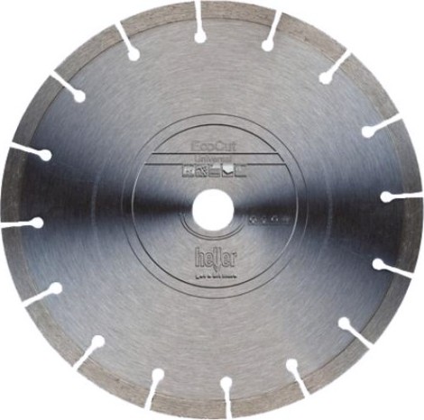 Алмазный диск для резки бетона Heller ecocut, 230х22,23 мм [TD26716]