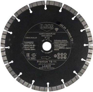 Алмазный диск универсальный D.BOR Premium TS-11 450х25.4 мм [D-P-TS-11-0450-025]