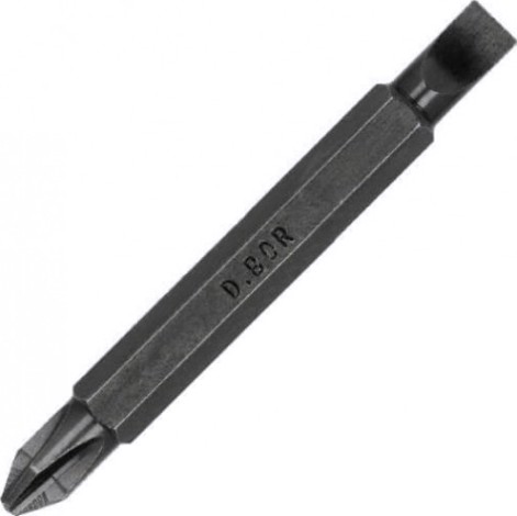 Бита для заворачивания D.BOR MAGNETIC PH2хSL5.5 60 мм намагниченные двухстор. [D12-DMAP2SL55060010]