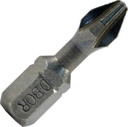 Бита фрезерованная D.BOR PH2, 25 мм TORSION (D-T-PH02-025-020) [D05-DTPH02025020]
