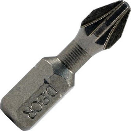 Бита фрезерованная D.BOR PZ2, 25 мм TORSION (D-T-PZ02-025-010) [D05-DTPZ02025010]