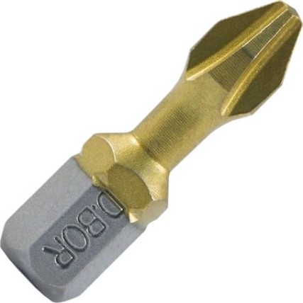 Бита с покрытием нитридтитана D.BOR PH3, 25 мм TORSION (D-THT-PH03-025-010) [D04-DTHTPH03025010]
