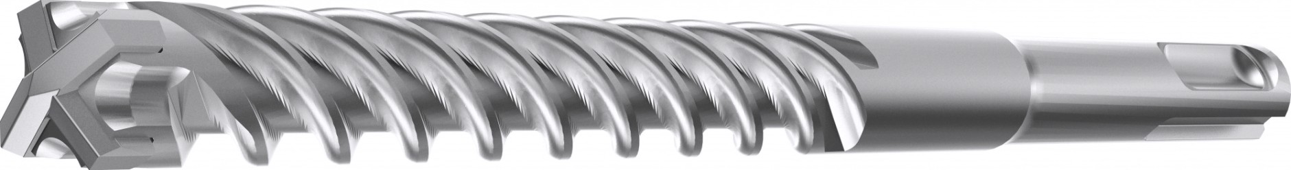 Бур SDS-plus Heller 4power, 12х550х600 мм по бетону [TD29147]