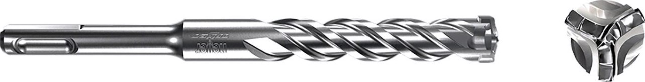 Бур SDS-plus Heller trijet 16х200х250 мм по бетону [TD26779]