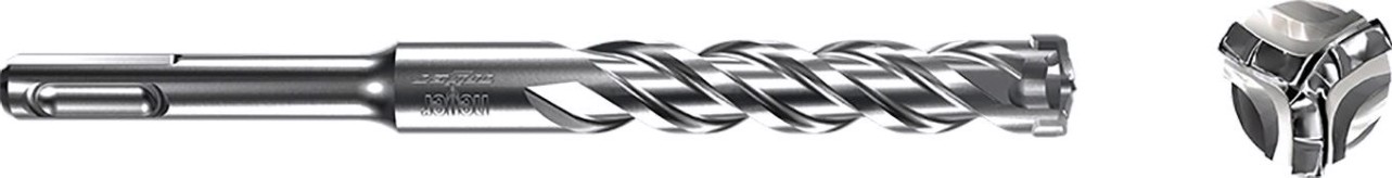 Бур SDS-plus Heller trijet 5х50х110 мм по бетону [TD26740]