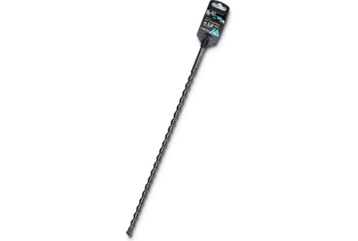 Бур SDS-plus METALLICA Optima 12х460/400 мм по бетону напайка с центром, 2 спирали [904435]