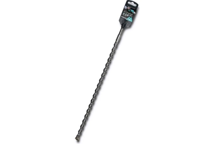Бур SDS-plus METALLICA Optima 14х460/400 мм по бетону напайка с центром, 2 спирали [904541]