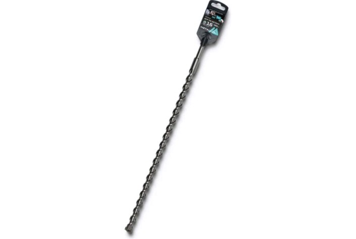 Бур SDS-plus METALLICA Optima 16х460/400 мм по бетону напайка с центром, 2 спирали [904640]