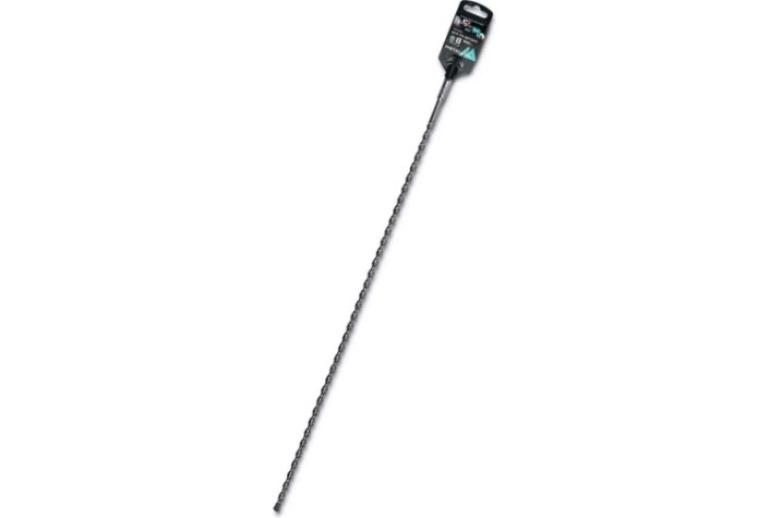 Бур SDS-plus METALLICA Optima 8х600/550 мм по бетону напайка с центром, 2 спирали [904268]