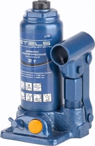 Домкрат бутылочный STELS 2 тонны (158/308 мм) 51100 [51100]
