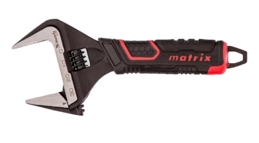 Ключ разводной MATRIX 15576 тонкие губки, фосфатированный, 150 мм CrV, PRO