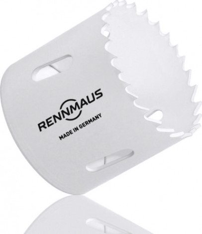 Коронка биметаллическая RENNMAUS 108 мм крупный зуб RMG108 по дереву и металлу bi-metall hss [4108760001]