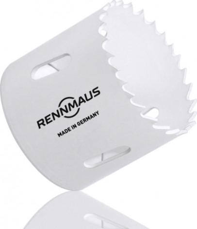 Коронка биметаллическая RENNMAUS 133 мм крупный зуб RMG133 по дереву и металлу bi-metall hss [4133760001]