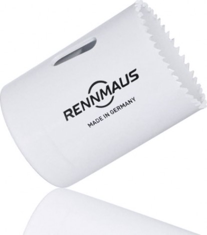 Коронка биметаллическая RENNMAUS 16 мм мелкий зуб RMF016 по дереву и металлу bi metall hss [7016760001]