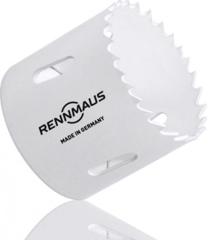 Коронка биметаллическая RENNMAUS 22 мм крупный зуб RMG022 по дереву и металлу bi-metall hss [4022760001]