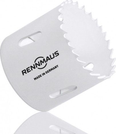 Коронка биметаллическая RENNMAUS 41 мм крупный зуб RMG041 по дереву и металлу bi-metall hss [4041760001]