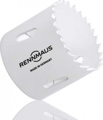 Коронка биметаллическая RENNMAUS 46 мм крупный зуб RMG046 по дереву и металлу bi-metall hss [4046760001]