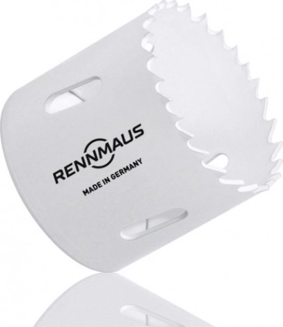 Коронка биметаллическая RENNMAUS 51 мм крупный зуб RMG051 по дереву и металлу bi-metall hss [4051760001]