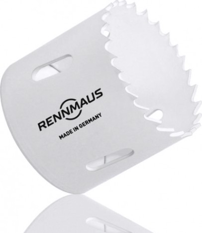 Коронка биметаллическая RENNMAUS 54 мм крупный зуб RMG054 по дереву и металлу bi-metall hss [4054760001]