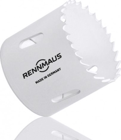 Коронка биметаллическая RENNMAUS 65 мм крупный зуб RMG065 по дереву и металлу bi-metall hss [4065760001]