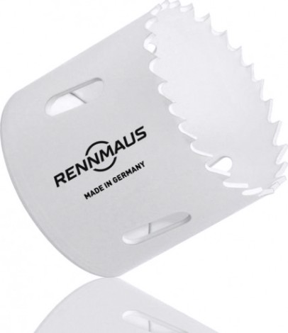 Коронка биметаллическая RENNMAUS 74 мм крупный зуб RMG074 по дереву и металлу bi-metall hss [4074760001]