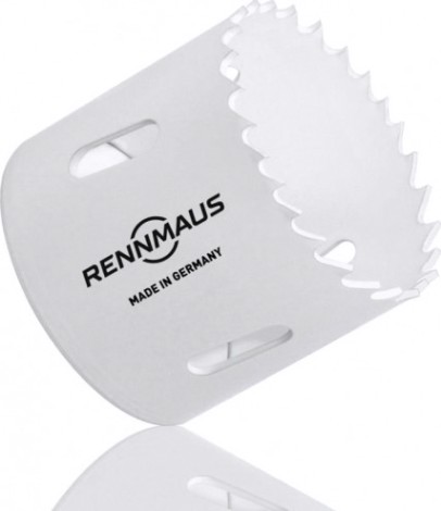 Коронка биметаллическая RENNMAUS 79 мм крупный зуб RMG079 по дереву и металлу bi-metall hss [4079760001]