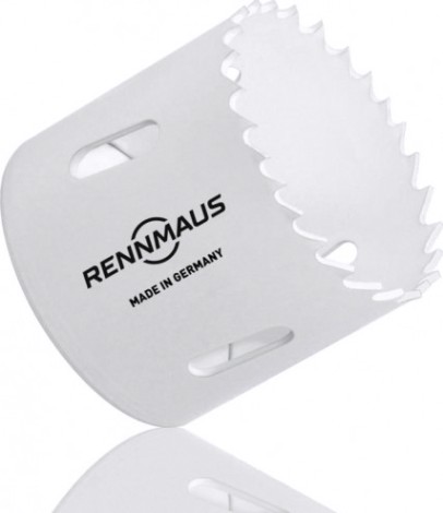 Коронка биметаллическая RENNMAUS 89 мм крупный зуб RMG089 по дереву и металлу bi-metall hss [4089760001]
