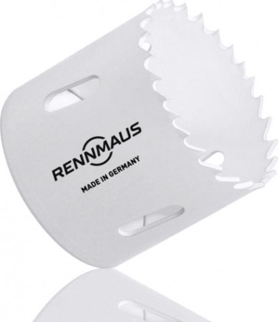 Коронка биметаллическая RENNMAUS 95 мм крупный зуб RMG095 по дереву и металлу bi-metall hss [4095760001]