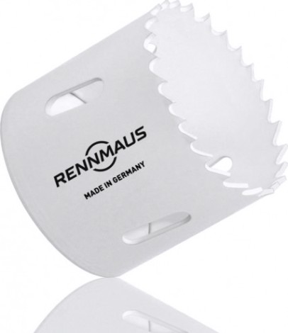 Коронка биметаллическая RENNMAUS 98 мм крупный зуб RMG098 по дереву и металлу bi-metall hss [4098760001]