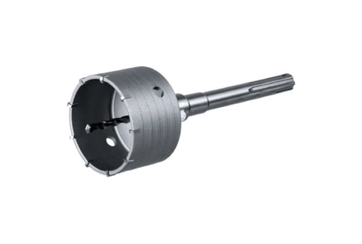 Коронка буровая SDS-max METALLICA Optima 100x250/110 мм твердосплавная H=50мм, M22,0х2,0 мм, с адаптером [907238]