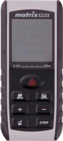 Лазерный дальномер MATRIX LD-60 60м с электронным угломером [38016]