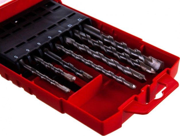 Набор буров HELLER по бетону sds-plus prefix 5,6,8х110мм, 6,8,10,12х160мм (7 пр) [TD28894]