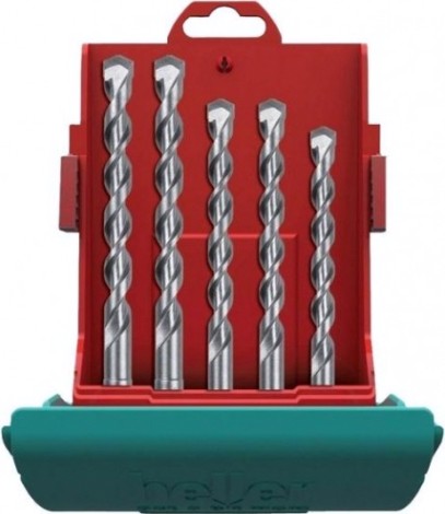 Набор буров по бетону Heller sds-plus bionic pro: 5, 6x110 мм + 8, 10 [TD16491]