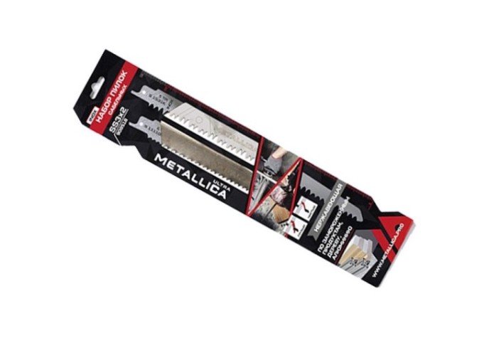 Набор полотен для сабельных пил METALLICA Ultra №3 S1111DK/S1531K INOX, 228-240 мм [908518]