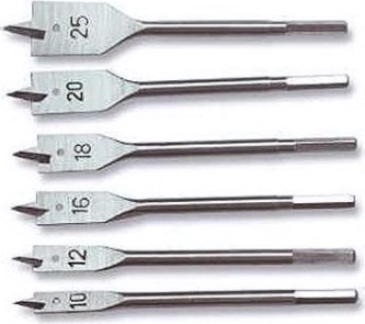 Набор сверл по дереву D.BOR перьевых 8 шт. (12-32 мм.) [W-011-180608116D]