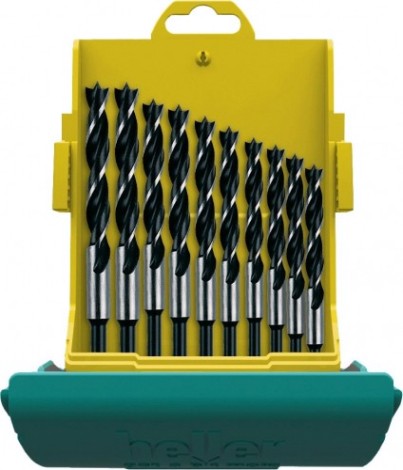Набор сверл по дереву HELLER cv (3-12 мм) (10 пр.) [TD24646]