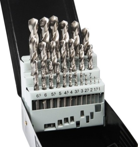 Набор сверл по металлу D.BOR HSS-G 25 шт. шлифованные, din 338 (1-13х0,5 мм) [D-TD-338-HSS-MS1-25]