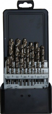 Набор сверл по металлу D.BOR шлифованные HSS-G 25 шт. (1-13х0.5 мм.) [W-011-141025108D-T]
