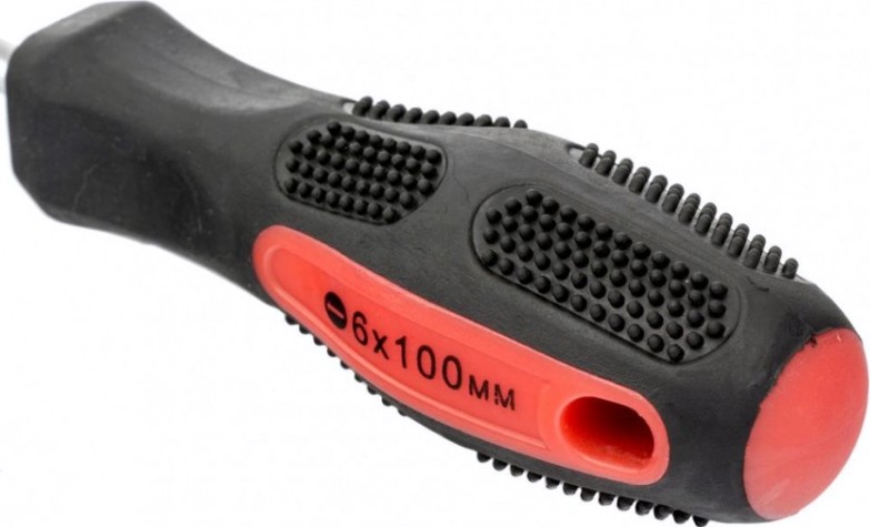 Отвертка шлицевая MATRIX Anti-Slip 6.0 х 100 мм [12220]