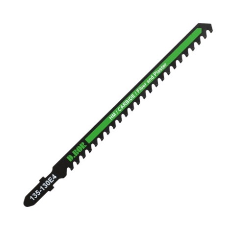 Пилки для абразивных материалов D.BOR 105/130*4 мм HM / CARBIDE / Fiber and Plaster (T341HM) (1 шт.) [D-135-130E4-01]