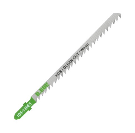 Пилки по дереву D.BOR 105/130*4 мм HCS / CLEAN CUT Wood (T301DL/3103-L) (5 шт.) [D-105-130E1-05]