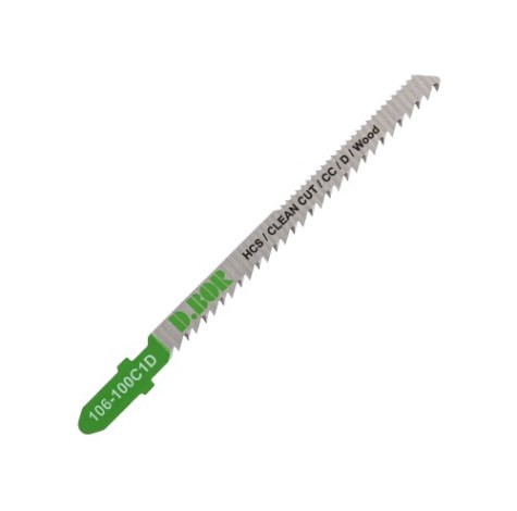 Пилки по дереву D.BOR 75/100*2,5 мм HCS / CLEAN CUT / CC / D / Wood (3101-KR) (2 шт.) [D-106-100C1D-02]