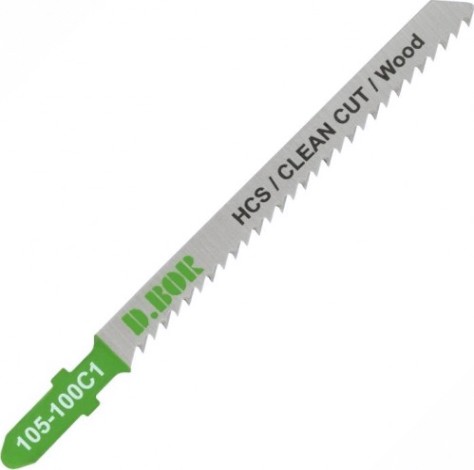 Пилки по дереву D.BOR 75/100*2,5 мм HCS / CLEAN CUT Wood (T101B/3101) (2 шт.) [D-105-100C1-02]