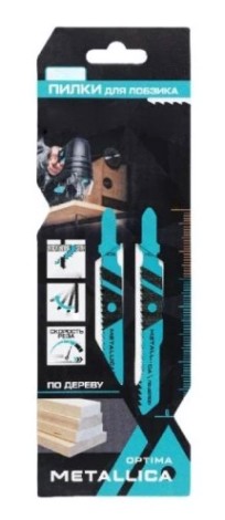 Пилки по металлу METALLICA Optima T118A 75/50мм шаг 1,2мм, HSS, прямой рез, по стали 2-5мм [907948]