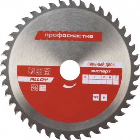 Пильный диск по алюминию Профоснастка № 376 Эксперт 210*Z54*30 TFZ (p+) al 1/25 [60301037]